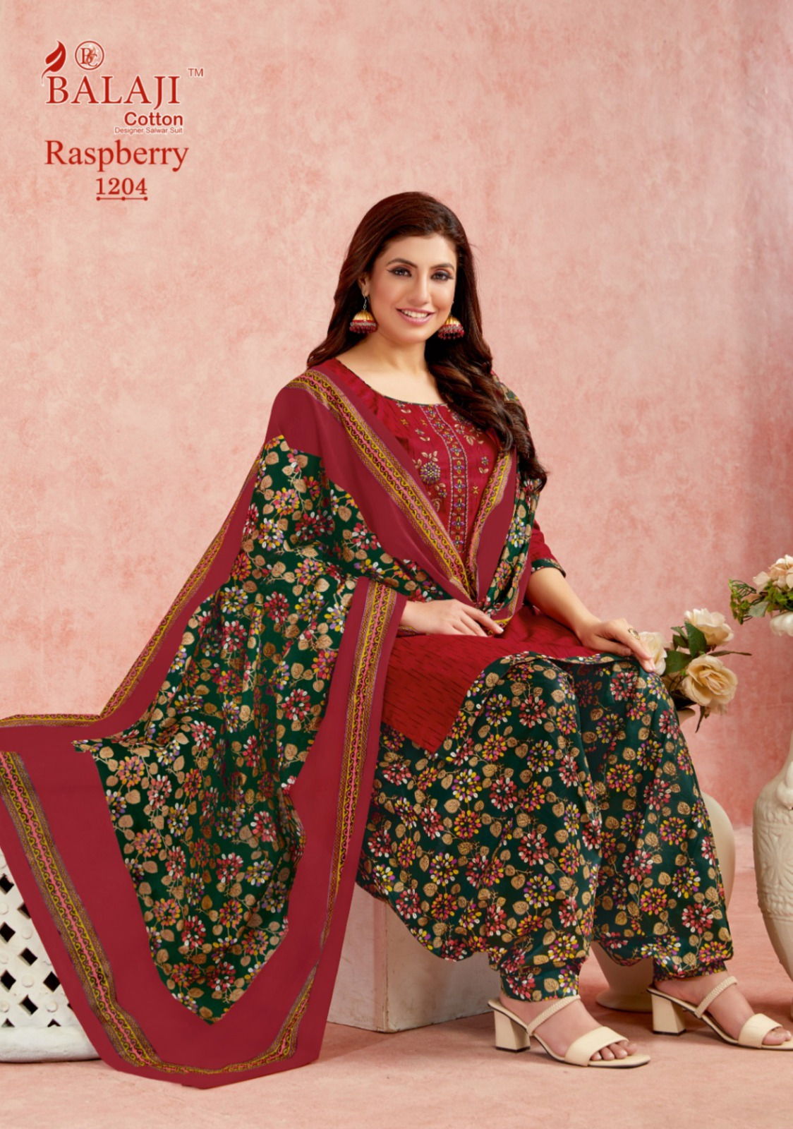 Rasberry Vol 12 By Balaji Cotton Dress Material Catalog
